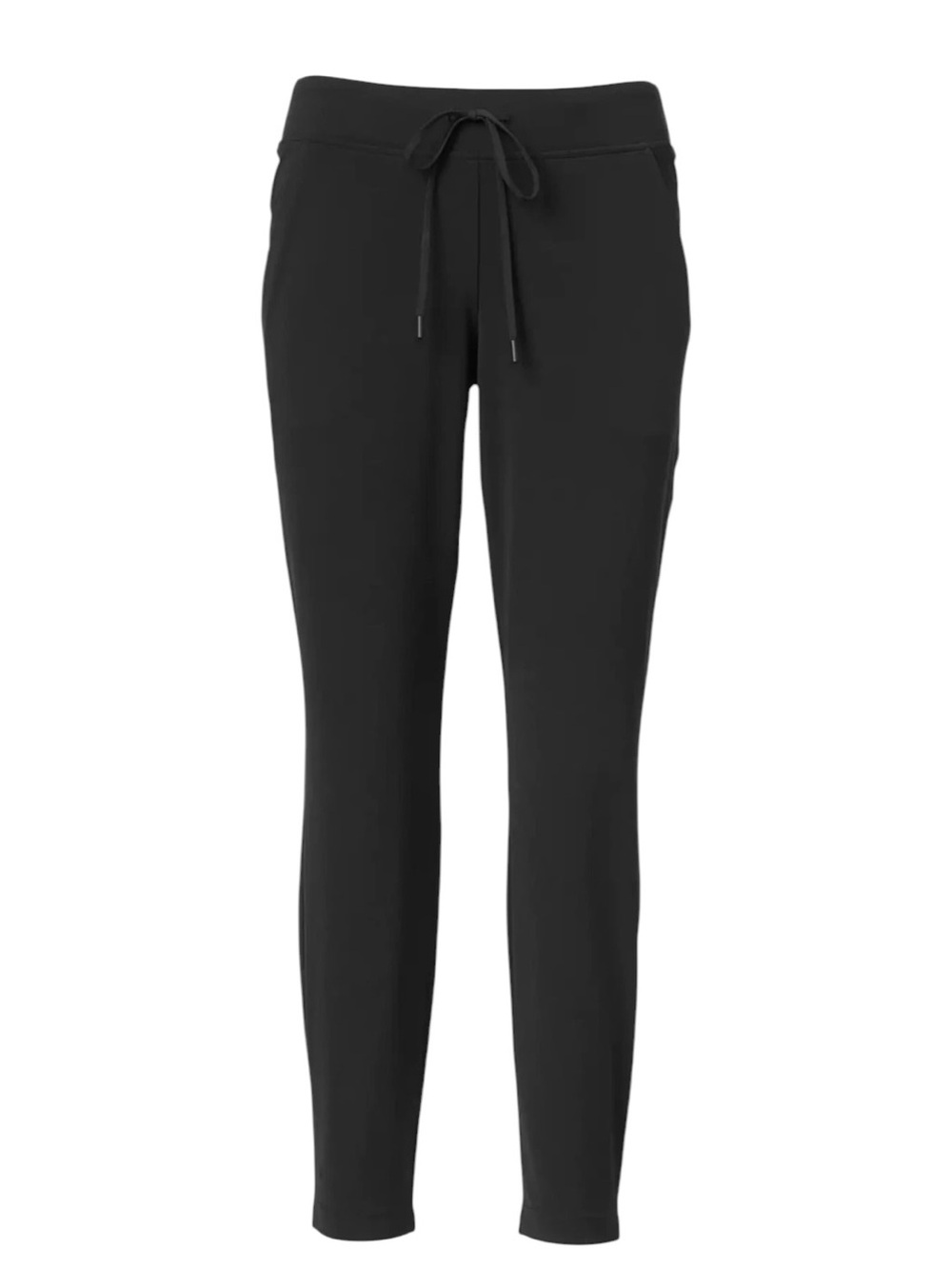 NWT Athleta Powervita Pant Women’s Black Athleisure Joggers Ankle 122593 Sz M - Picture 5 of 12